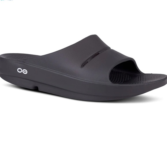 OOFOS Other - OOFOS OOAHH slip on sandals mens 10 black read